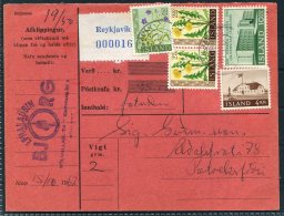 1962 Iceland Pacelcard Reykjavik - Briefe U. Dokumente