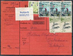 1963 Iceland Pacelcard Reykjavik - Lettres & Documents