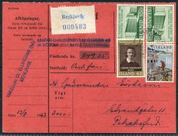 1963 Iceland Pacelcard Reykjavik - Lettres & Documents