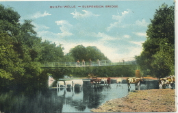 RADNORSHIRE -  BUILTH WELLS -  SUSPENSION BRIDGE   Pow14 - Radnorshire