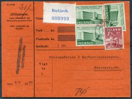 1963 Iceland Pacelcard Reykjavik - Patreksfirdi - Storia Postale