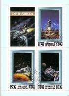 DPR KOREA 1982 Sc. 2197 Spazio Satelliti Astronautica Astronomia Foglietto Sheets Perf. - Asie