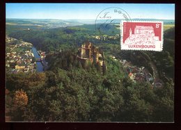 Luxembourg - Carte Maximum 1983 - Le Château De Vianden - O 209 - Cartes Maximum