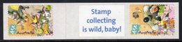 Australia 2001 'Wild Babies' Self-adhesive Roll Pair + Label, MNH, SG 2151/6 - Mint Stamps