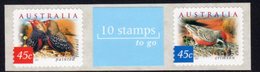 Australia 2001 Fauna & Flora IV Desert Birds Self-adhesive Roll Pair + Label, MNH, SG 2120/3 - Mint Stamps