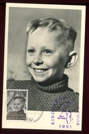 Pays Bas - Carte Maximum 1951 - Enfant  - O 252 - Cartoline Maximum