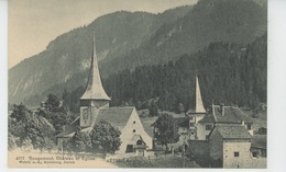 SUISSE - ROUGEMONT - Château Et Eglise - Rougemont