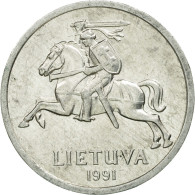 Monnaie, Lithuania, Centas, 1991, TTB, Aluminium, KM:85 - Litouwen