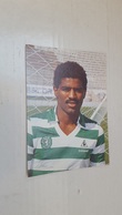 ANTIQUE POSTCARD PORTUGAL SOCCER SPORTING CLUB PORTUGAL OCEANO PLAYER 1985 UNUSED - Soccer
