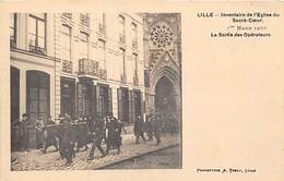 Lille       59      Inventaires De L"Eglise Du Sacré Cœur. La Sortie Des Opérateurs     (voir Scan) - Lille