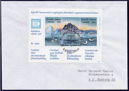 GREENLAND 1987 HAFNIA '87 I Block On FDC  Michel Block 1 - FDC