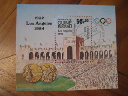 GUINE BISSAU 1983 Cancel Bloc LOS ANGELES 1984 Olympic Games Olympics USA Athletics Stadium - Sommer 1984: Los Angeles