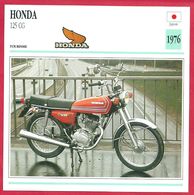 Honda 125 CG, Moto De Tourisme, Japon, 1976, La Reine De L'économie - Deportes