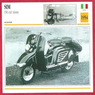 SIM 150 Cm3 Ariete, Scooter, Italie, 1954, Sous Le SIM Du Bélier - Sport