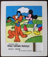 JEU DE TAQUIN - Walt Disney Riddle - Mickey Mouse - Figurine In Plastica