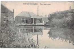 62 Fauquembergues Cpa Usine Electrique Cachet Fauquembergue 1923 - Fauquembergues