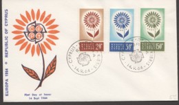 1964  Europa Issue On Single FDC - Covers & Documents