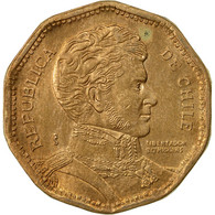 Monnaie, Chile, 50 Pesos, 1991, TTB, Aluminum-Bronze, KM:219.2 - Chili