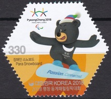 South Korea KPCC2615 2018 PyeongChang Winter Paralympics, Para Snowboard, Jeux Paralympiques - Winter 2018: Pyeongchang