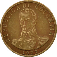 Monnaie, Colombie, 2 Pesos, 1977, TB+, Bronze, KM:263 - Colombia