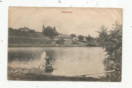 Cp , 91, MEREVILLE , Lavandière ,écrite 1915 - Mereville