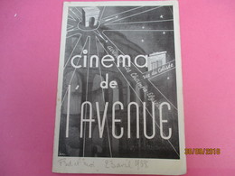 Cinéma De L'Avenue/Rue Du Colisée/Paris/Délicieuse/Universal Film/Deanna Durbin/Marshall/le Mont-Dore/1938      PROG198 - Programmes