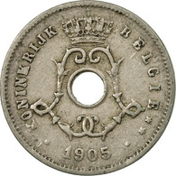 Monnaie, Belgique, 5 Centimes, 1905, Warsaw, TB+, Copper-nickel, KM:55 - 5 Cents