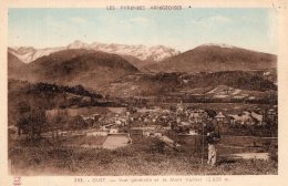 S660 - Cpa 09 Oust - Vue Générale Et Le Mont Vallier - Oust