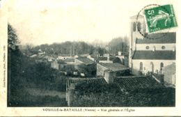 N°65334 -cpa Vouillé La Bataille -vue Générale Et églsie- - Vouille