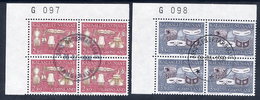 GREENLAND 1987 Cultural Artefacts II In Used Corner Blocks Of 4.  Michel 174-75 - Usados