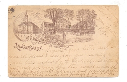 0-5820 BAD LANGENSALZA, Gruss Aus... Litho, 1896, Frühe Karte - Bad Langensalza