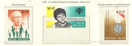 PIA - BELG - 1979 : A Profitto Di Opere Di Solidarietà - (Yv 1960-62  ) - Nuevos