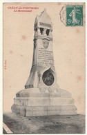CPA [80] Somme > Crecy En Ponthieu - Le Monument - Crecy En Ponthieu
