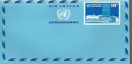 NATIONS-UNIES NY : Aérogramme Non Obltéré - Airmail