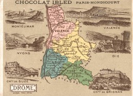 CHROMO  CHOCOLAT IBLED  DROME - Ibled