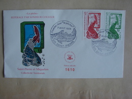 SPM/Saint Pierre Et Miquelon - Enveloppe 1er Jour FDC "La Pêche" Enveloppe Numérotée N°1610 - Covers & Documents