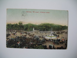 Carte  Buenos Aires  Palermo  " El Corso "  1910  Pour La France - Covers & Documents