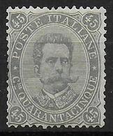 ITALIE - YVERT N° 42 * MLH - CHARNIERE TRES LEGERE  - COTE = 2000 EUR. - Ongebruikt