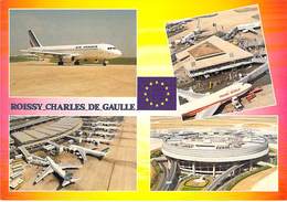 77 - Roissy - Vues Aéroport Charles De Gaulle. Les Aérogares 1 Et 2. L'airbus A 320 - Roissy En France