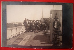 DONAU DAMPFER - SEAFARERS AND FAMILIES , ORIGINAL PHOTO - Sonstige & Ohne Zuordnung