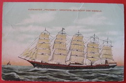 VIJFMASTER ``PRUISSEN`` GROOTSTE ZEILSCHIP DER WERELD - Sailing Vessels