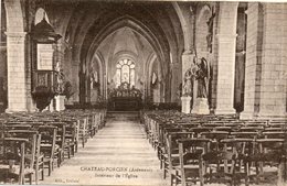 CPA - CHATEAU-PORCIEN (08) - Aspect De L'interieur De L'Eglise En 1926 - Chateau Porcien