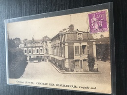 95 Groslay 1935 Chateau De Beauharnais Dos Vert - Groslay