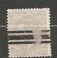 1879 - Yv. N° 187  ANNULE   (*)  25c  Bleu-gris  Cote  3 Euro   BE   2 Scans - Neufs