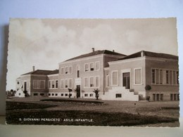 Delcampe - 1943  - Bologna - S. Giovanni Persiceto - Via Umberto I - Scuola - Animata Motociclista  - Cartolina Originale Storica - Schulen