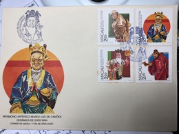 MACAU 1987 SHEK WAN CERAMICS FDC - Briefe U. Dokumente