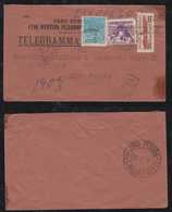 Brazil Brasil 1934 EXPRESS Telegramm Cover POSTE RESTANTE PERNAMBUCO Postmark To JOAO PESSOA - Brieven En Documenten