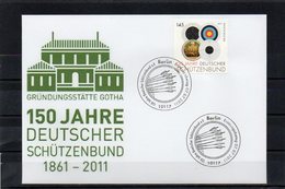 Deutschland, 2011, FDC (individuell), Michel 2881, 150 J. Deutscher Schützenbund - FDC: Covers
