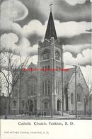 274581-South Dakota, Yankton, Catholic Church, Withee Studio - Andere & Zonder Classificatie