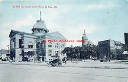 274589-Texas, El Paso, Court House, City Hall, 1908 PM, Henry S Beach - El Paso
